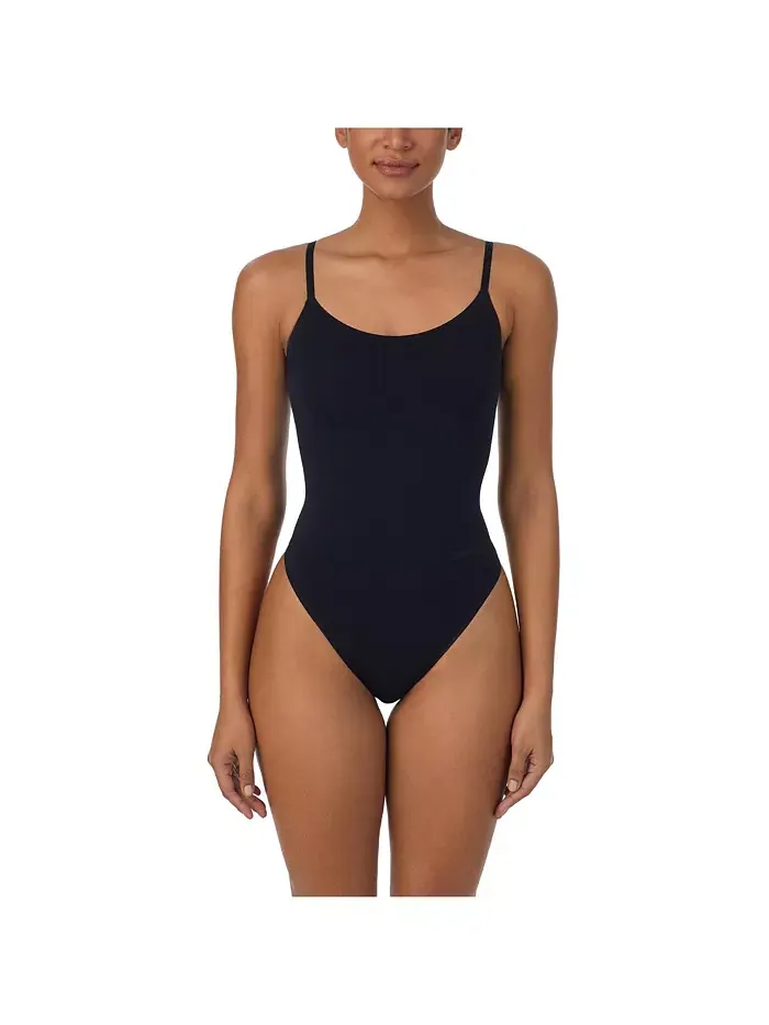 Женский бесшовный боди Litewear DK4029 DKNY — изображение 2 из 2, коричневый/бежевый