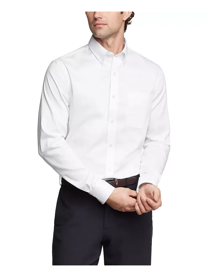 Мужская рубашка TH Flex Regular Fit из непромокаемого эластичного твила Tommy Hilfiger