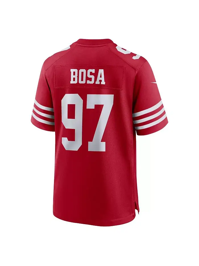 Мужская игровая футболка Nick Bosa San Francisco 49ers Nike — изображение 6 из 6, белый