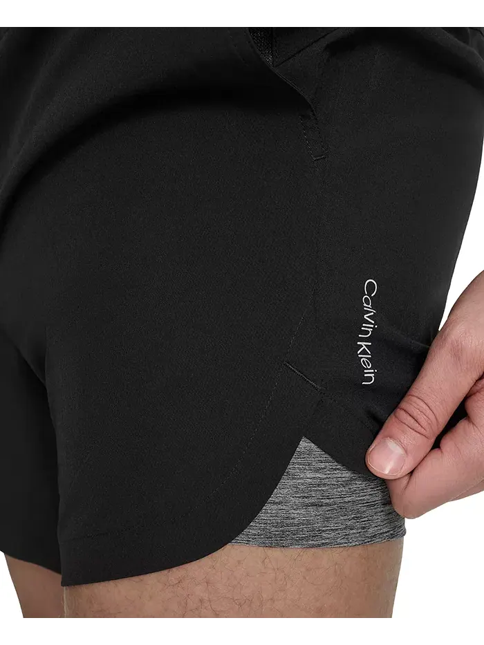Мужские эластичные плавки Active Modern Euro 5" Calvin Klein — изображение 5 из 5, черный
