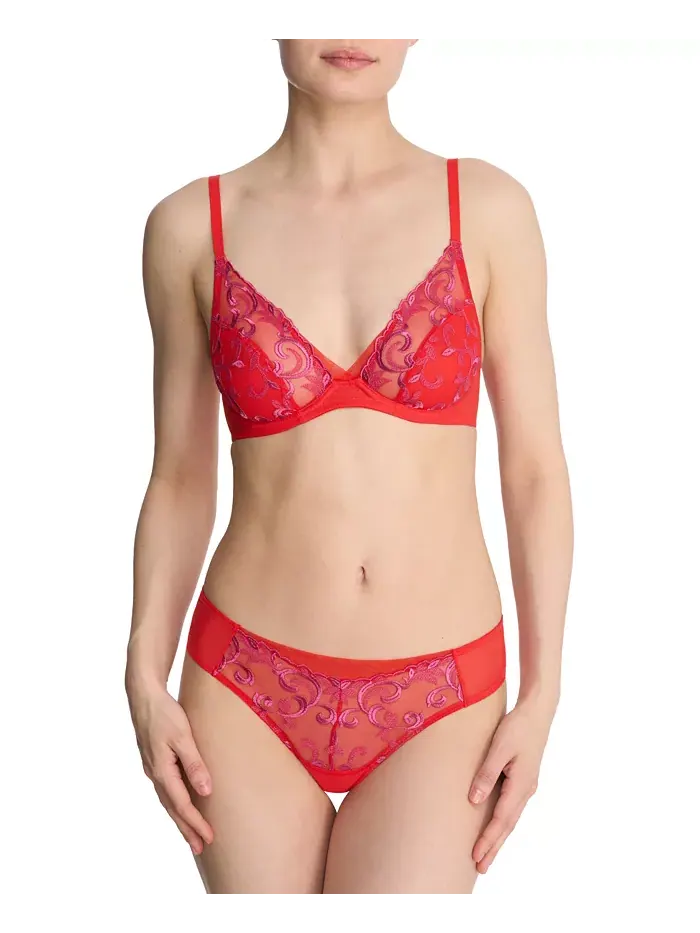 Женские стринги с декором 771324 Natori — изображение 4 из 6, неоновый красный