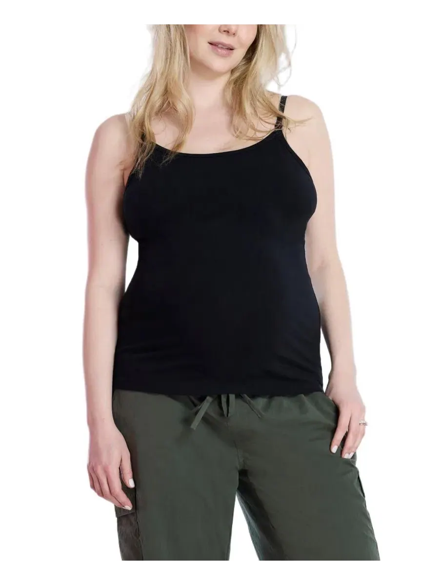 Топ для кормления с отстегивающимися бретелями Motherhood Clip Down Motherhood Maternity — изображение 1 из 4, черный