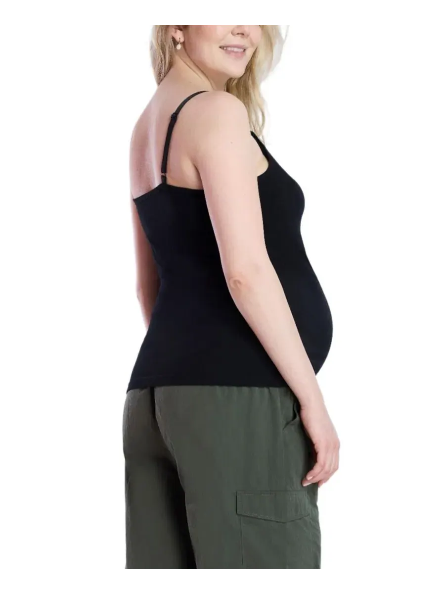 Топ для кормления с отстегивающимися бретелями Motherhood Clip Down Motherhood Maternity — изображение 2 из 4, черный
