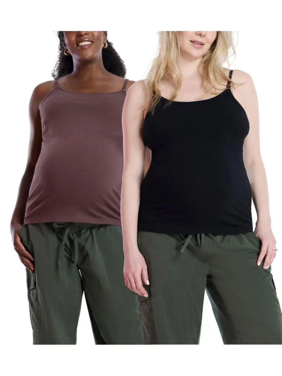 Топ для кормления с отстегивающимися бретелями Motherhood Clip Down Motherhood Maternity — изображение 4 из 4, черный