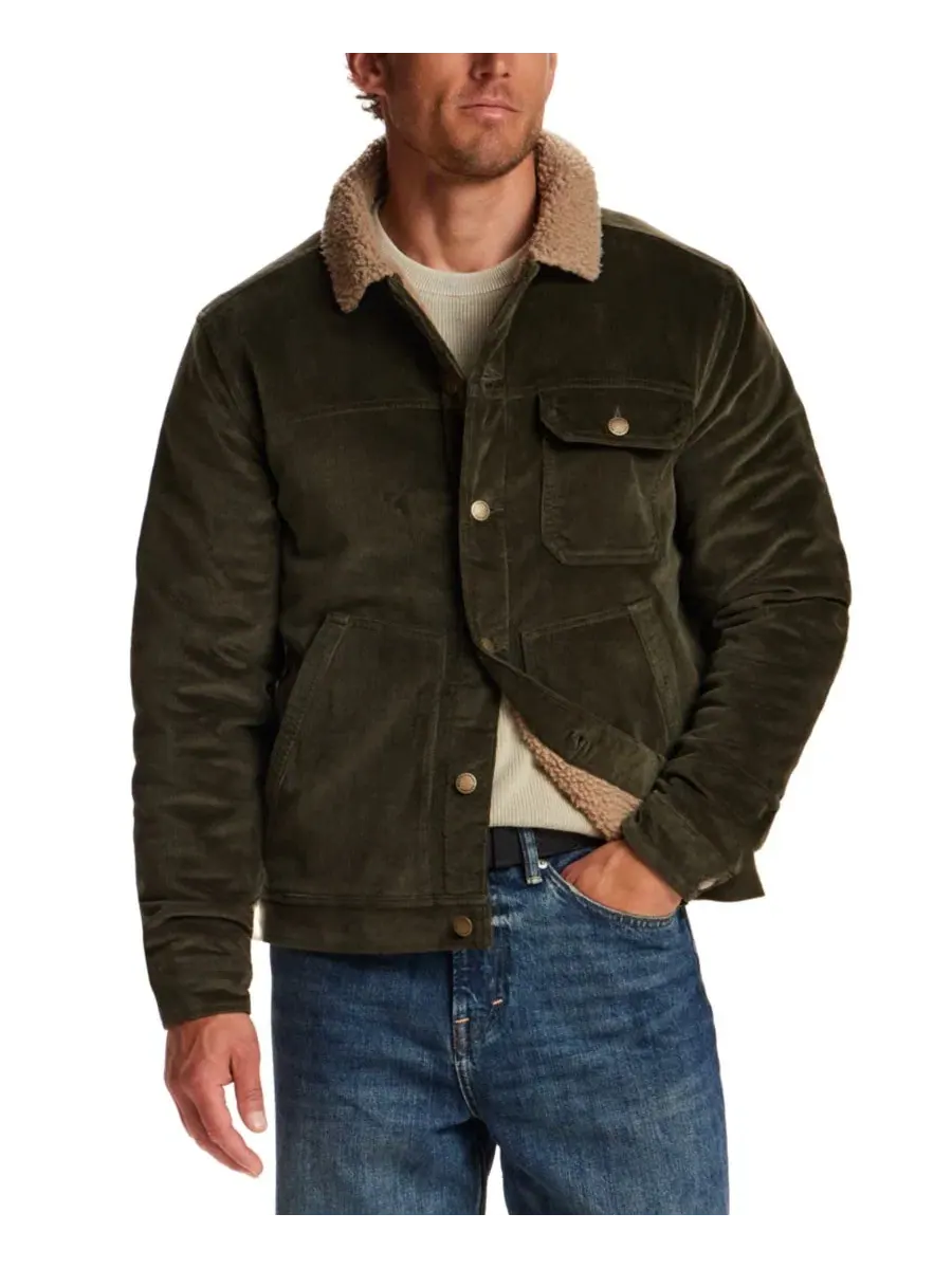 Куртка-трактор с подкладкой из бербера Men's Berder Cord Trucker Weatherproof Vintage