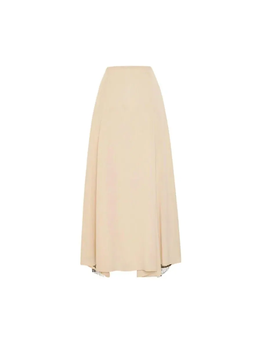 Юбка макси с боковым разрезом и кружевными вставками The Party Edit Slit Lace Panel PCFG — изображение 7 из 7