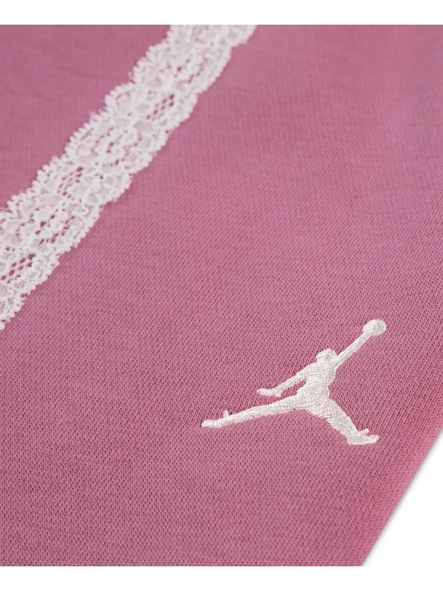 Спортивные брюки с эластичным поясом и шнурком, модель Allstar Fleece Drawcord Pant Jordan — изображение 3 из 3, пустынный