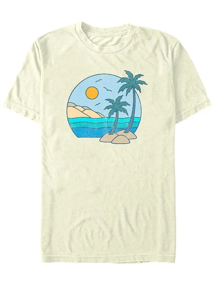 Мужская футболка Generic Additude Aloha View с короткими рукавами Fifth Sun — изображение 1 из 2, прозрачный