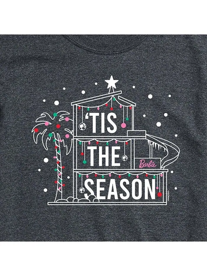 Мужская футболка с коротким рукавом Barbie Holiday AIRWAVES — изображение 3 из 3, серый