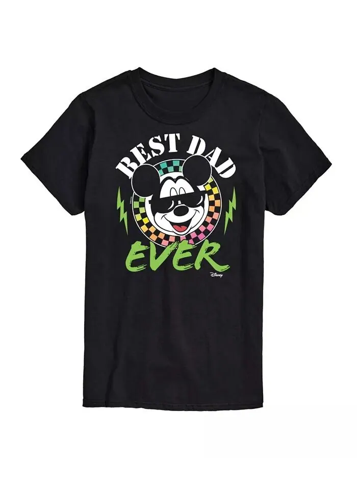 Мужская футболка с короткими рукавами Hybrid Apparel Mickey Dad AIRWAVES — изображение 1 из 3, черный