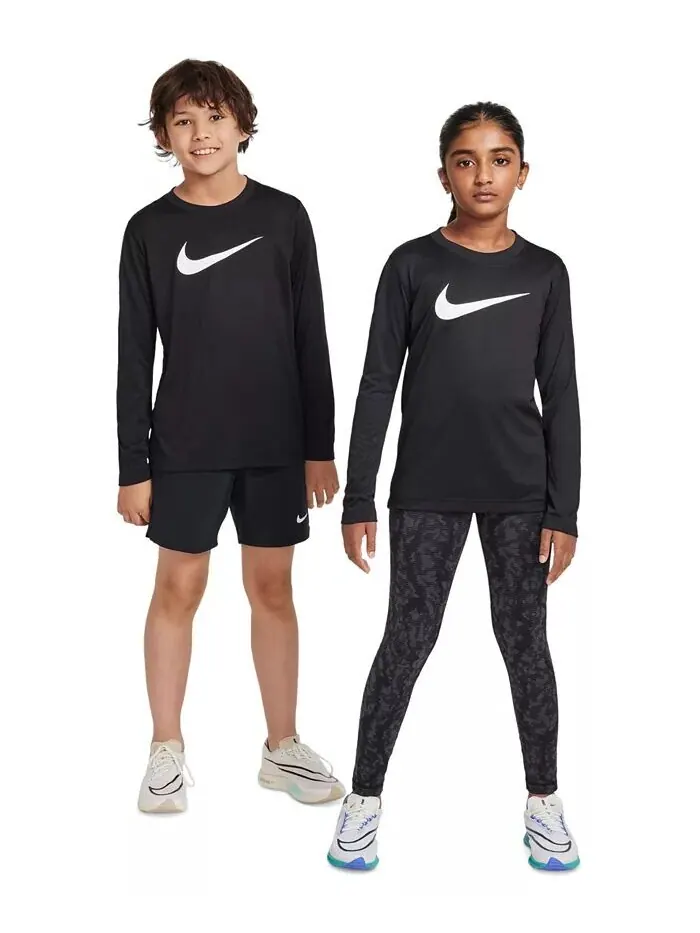 Футболка с длинными рукавами Big Kids Legend Dri-FIT Nike — изображение 2 из 7, черный