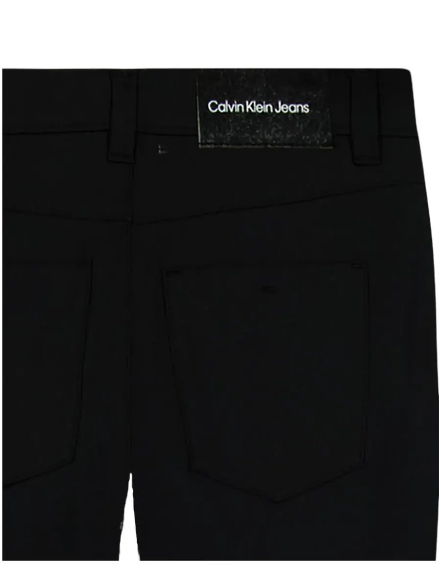 Детские брюки Slim Flex с пятью карманами, размер 8-20 Calvin Klein — изображение 6 из 6, черный