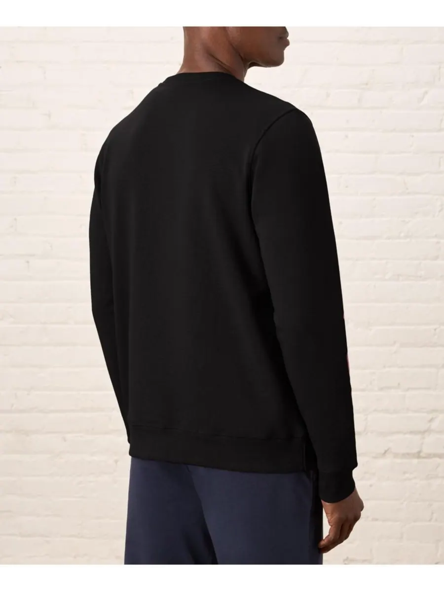 Женская толстовка с круглым вырезом из флиса Cloud Brushed Fleece Pact — изображение 4 из 4, черный