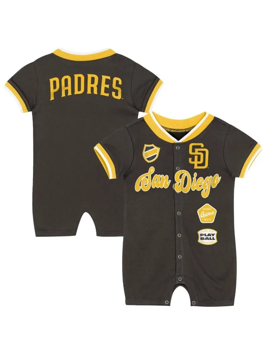 Детский коричневый комбинезон San Diego Padres для мальчиков и девочек Outerstuff — изображение 1 из 3