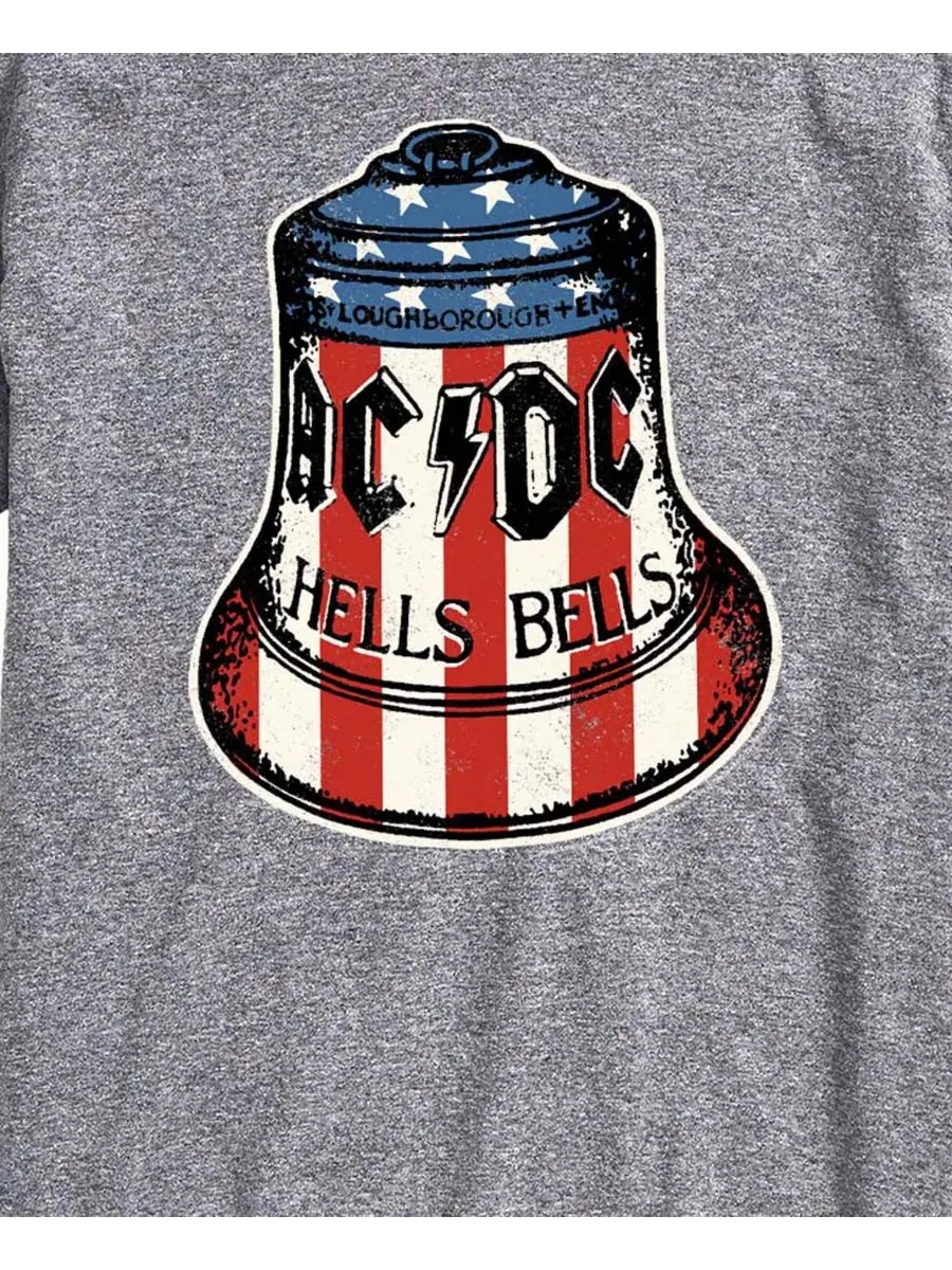 Мужская футболка с коротким рукавом и графическим принтом AC/DC Hells Bells Americana Airwaves — изображение 3 из 3