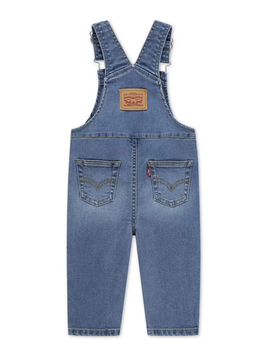 Свободный зауженный комбинезон для мальчиков Levi's — изображение 2 из 5, синий