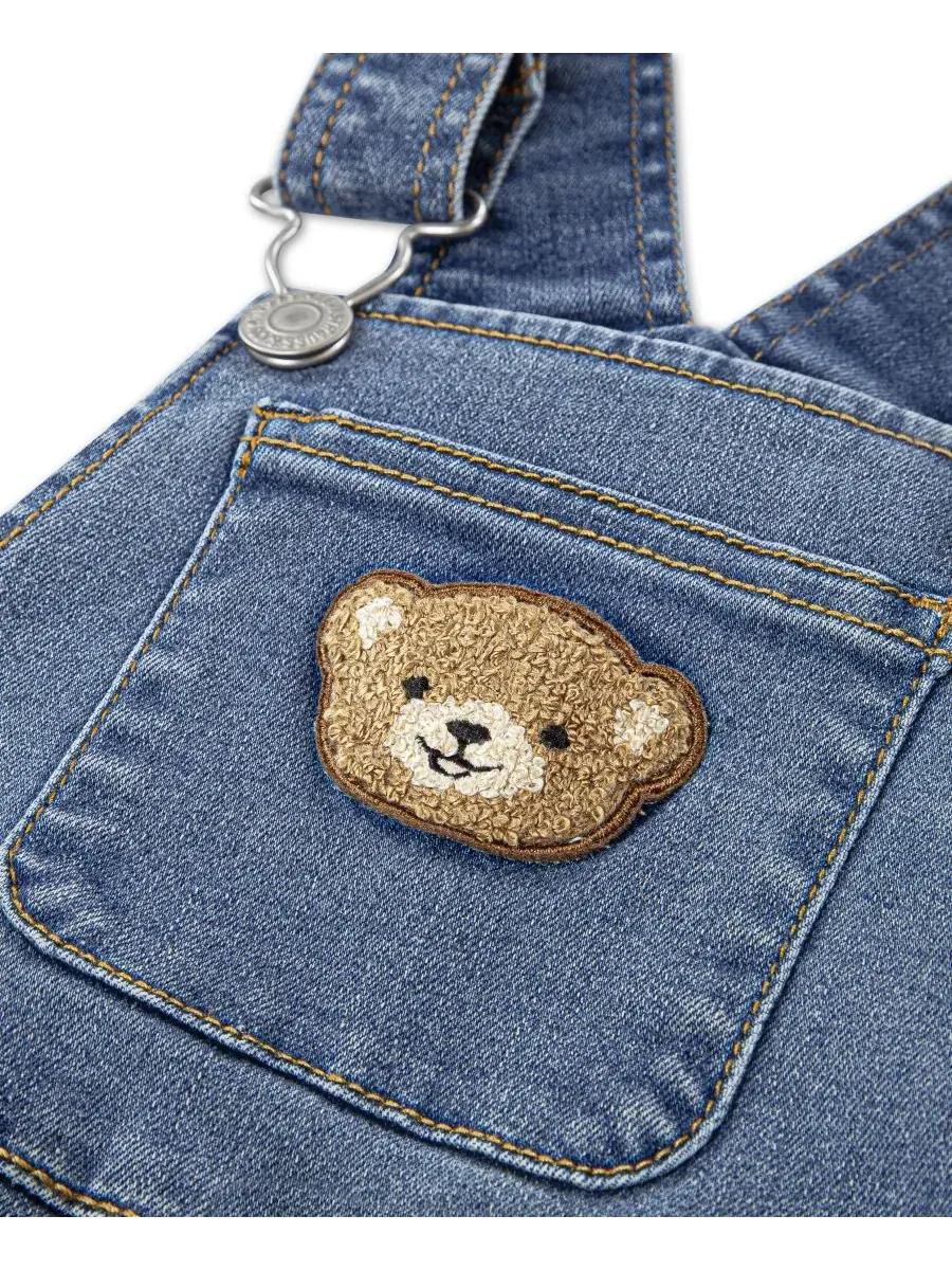 Свободный зауженный комбинезон для мальчиков Levi's — изображение 3 из 5, синий