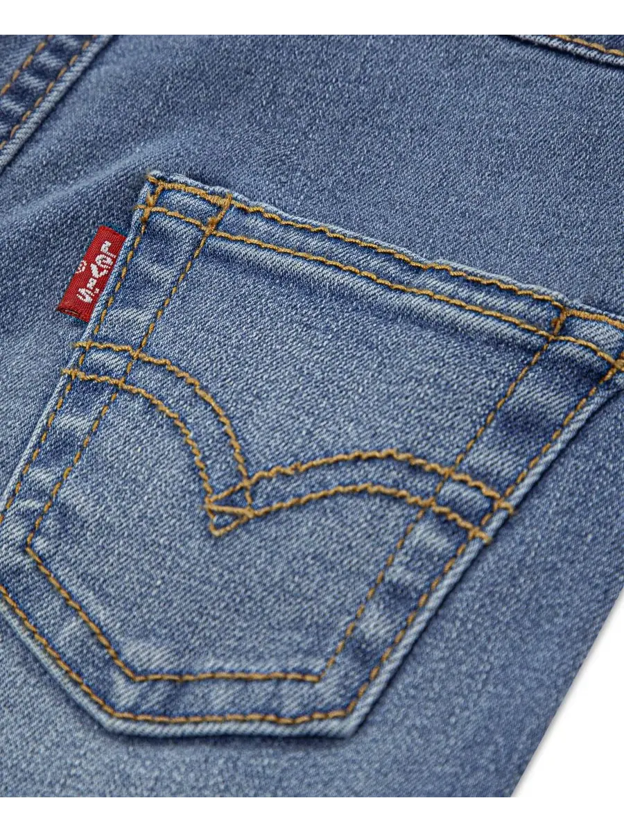 Свободный зауженный комбинезон для мальчиков Levi's — изображение 5 из 5, синий