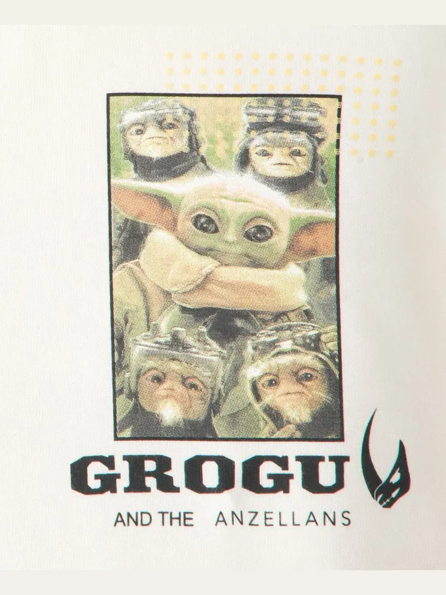 Худи с коротким рукавом с принтом Grogu and The Anzellans Epic Threads — изображение 3 из 3, цапля