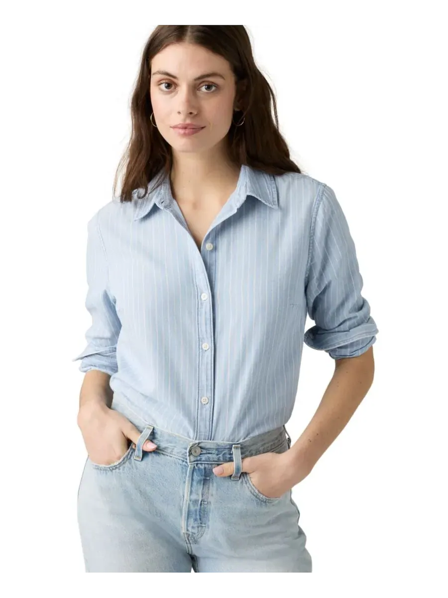 Женская рубашка из поплина с длинным рукавом Carlile Classic Levi's, String Me Along — 1