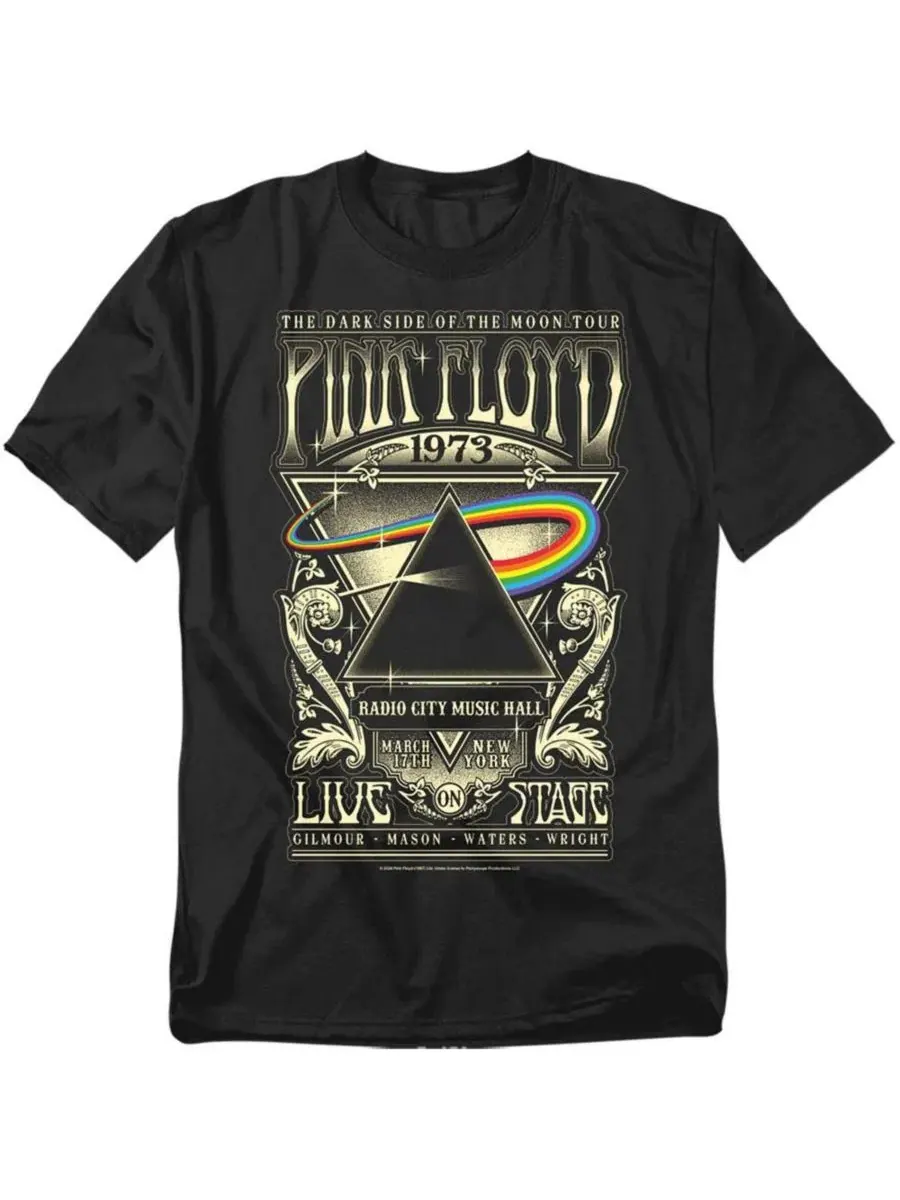 Футболка с принтом Carnegie Poster Pink Floyd — черный