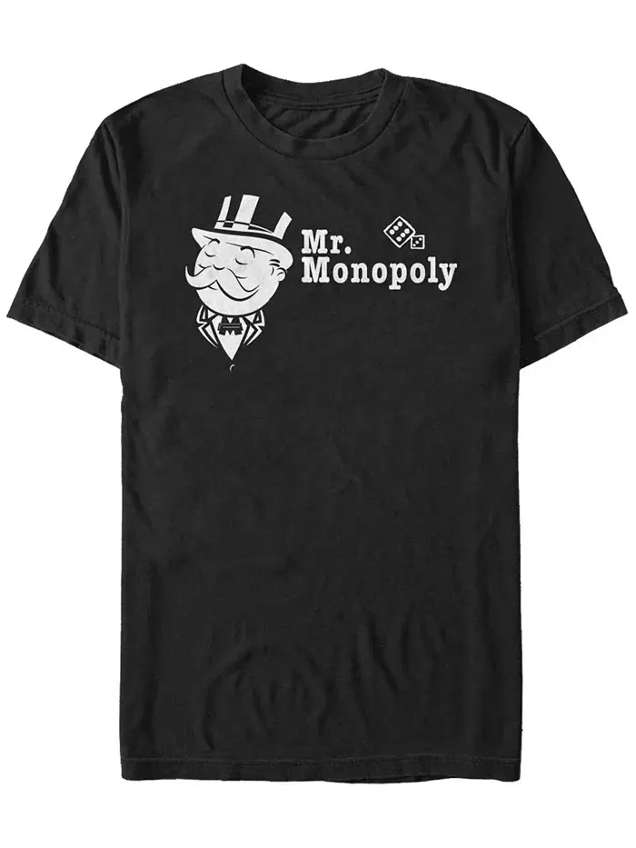 Мужская футболка с коротким рукавом Father of Monopoly Fifth Sun — изображение 1 из 1, черный
