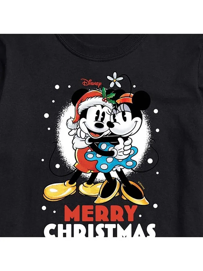 Мужская футболка Disney Holiday с короткими рукавами AIRWAVES — изображение 3 из 3, черный