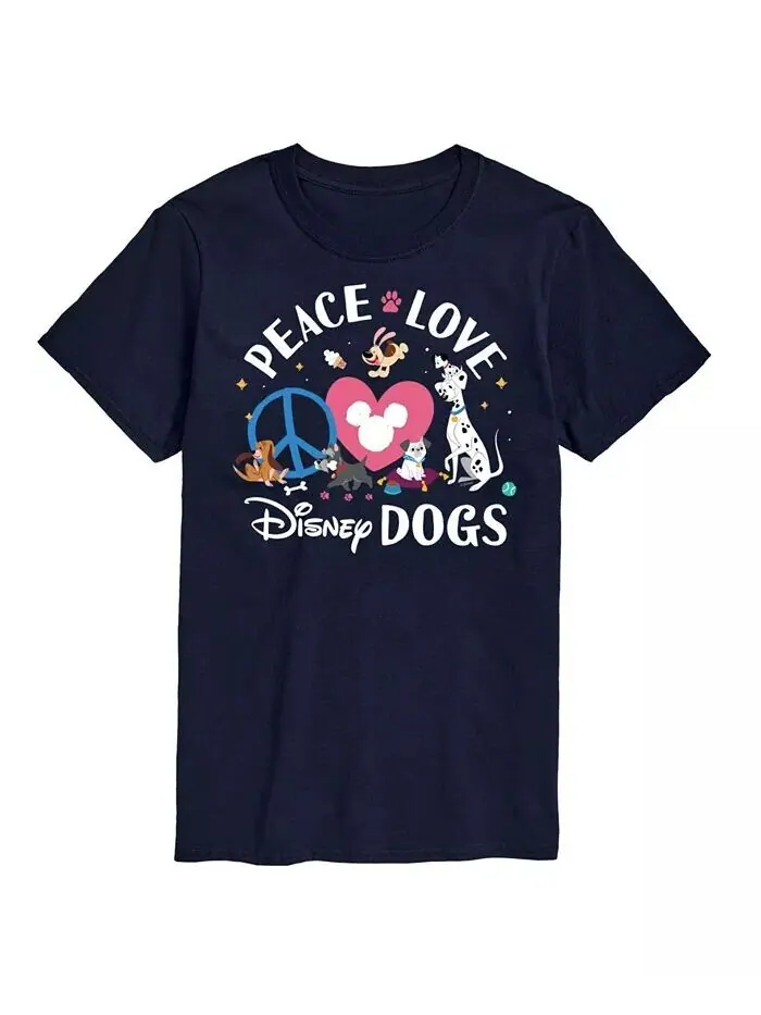 Мужская футболка с короткими рукавами Hybrid Apparel Disney Dogs AIRWAVES — изображение 1 из 3, синий