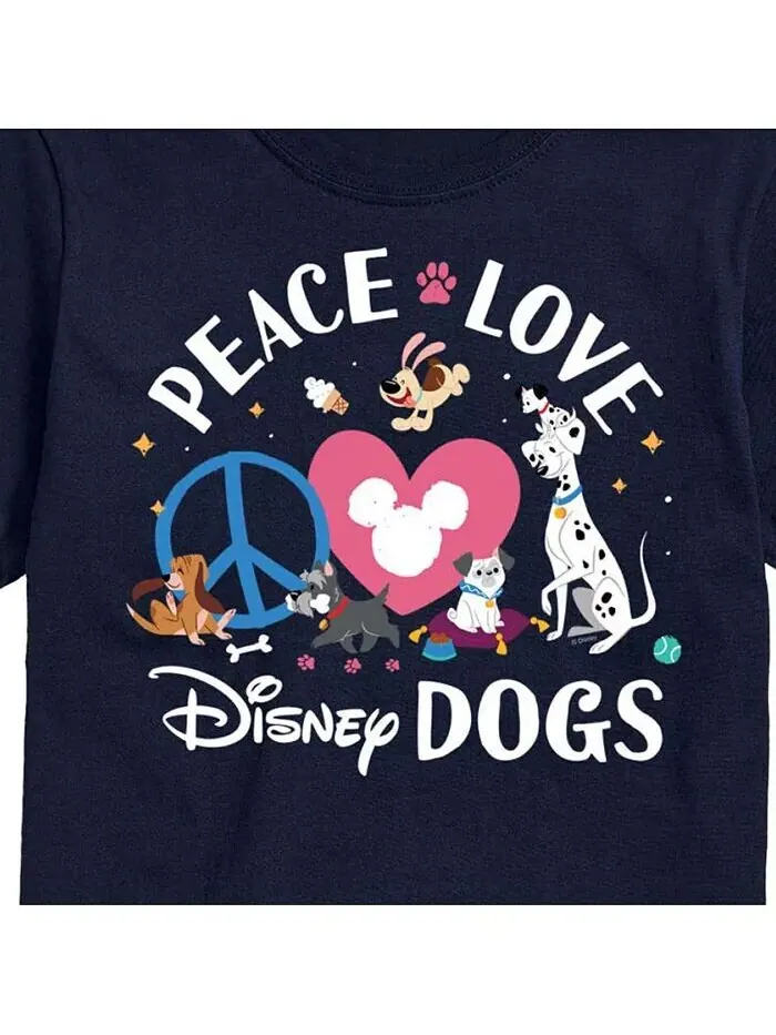 Мужская футболка с короткими рукавами Hybrid Apparel Disney Dogs AIRWAVES — изображение 3 из 3, синий