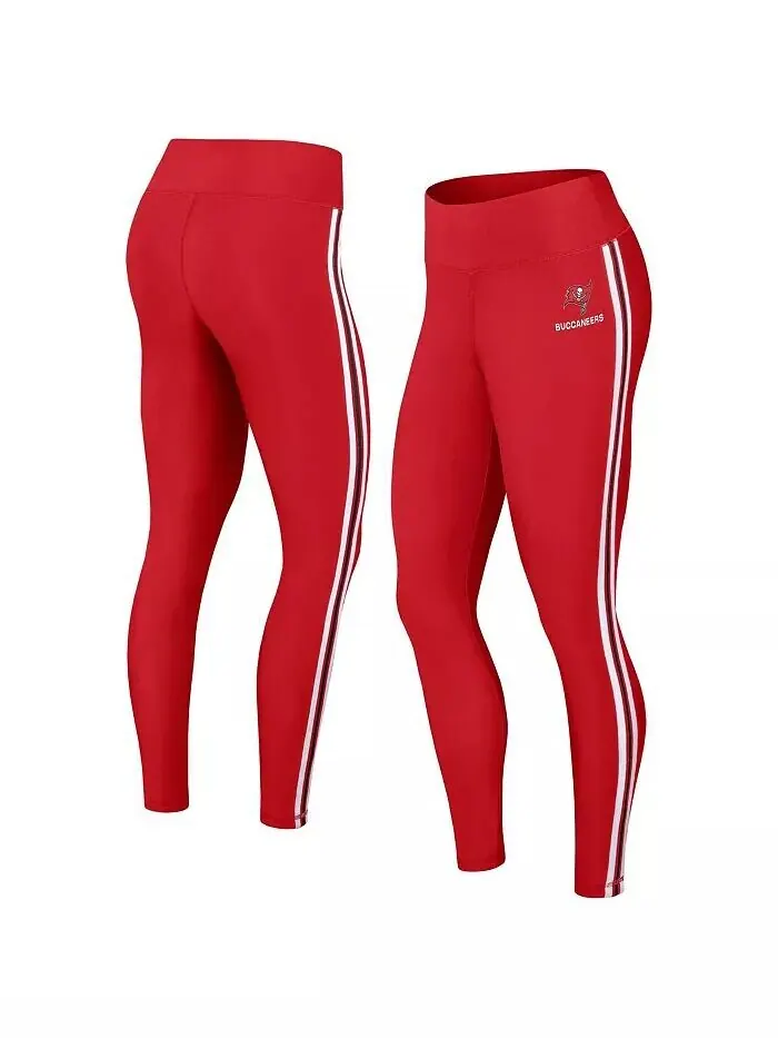 Женские красные леггинсы с цветными блоками Tampa Bay Buccaneers Wear By Erin Andrews — изображение 1 из 3, красный
