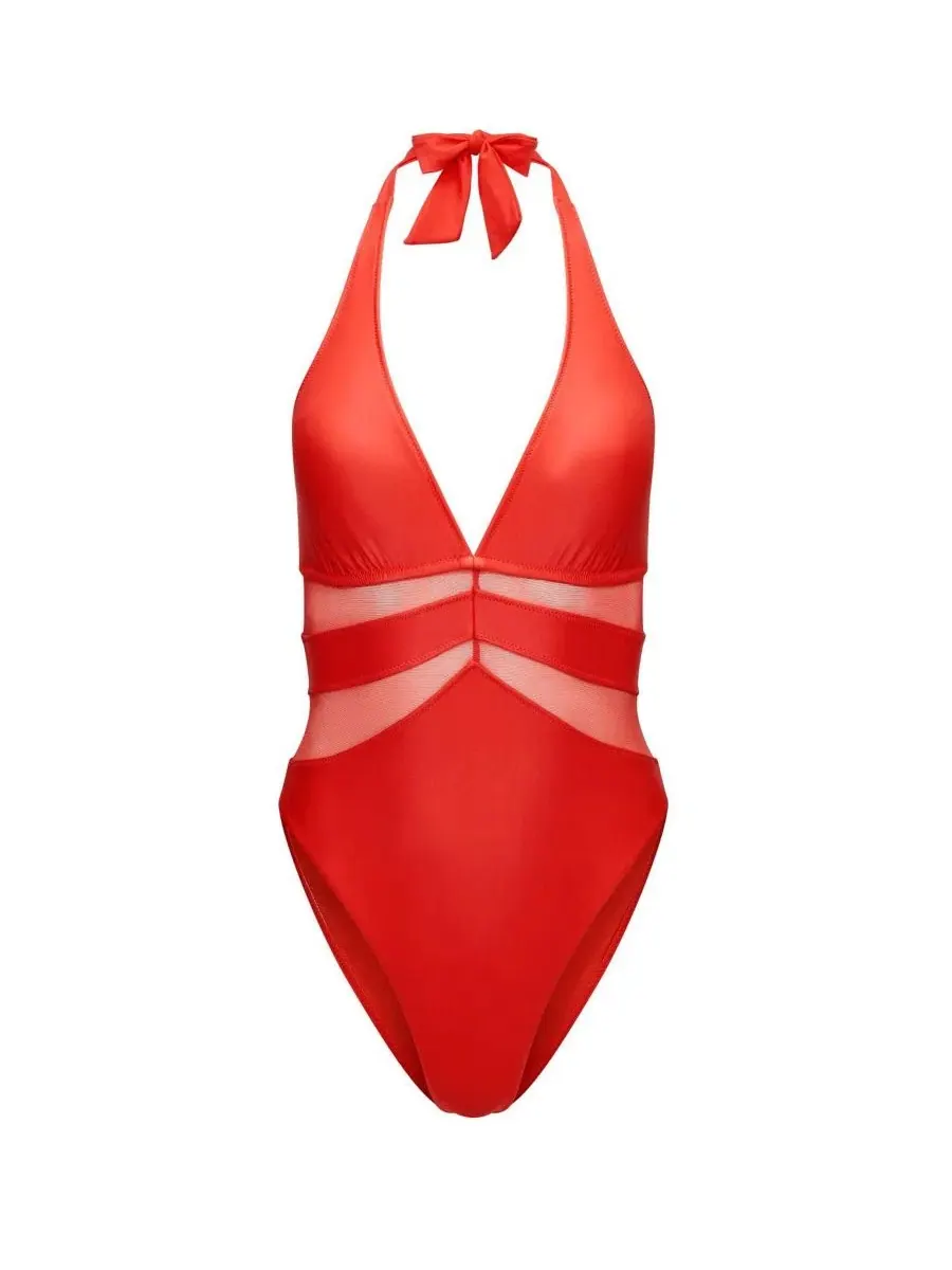 Женский купальник-боди Rikki Swimwear Adore Me — изображение 5 из 5, темный оранжевый