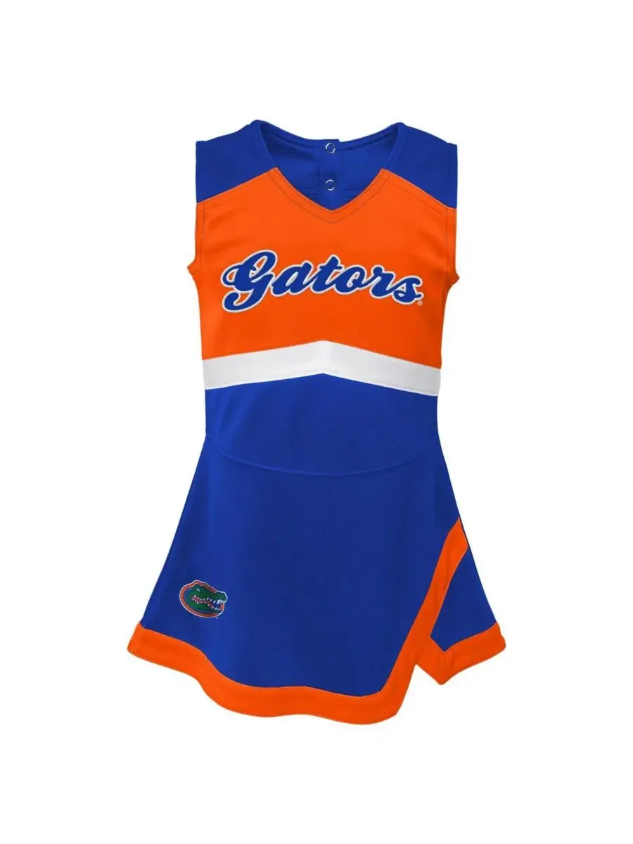 Комплект платье-джемпер и шорты-панталоны с длинным рукавом Florida Gators Cheer Captain Outerstuff — изображение 2 из 4