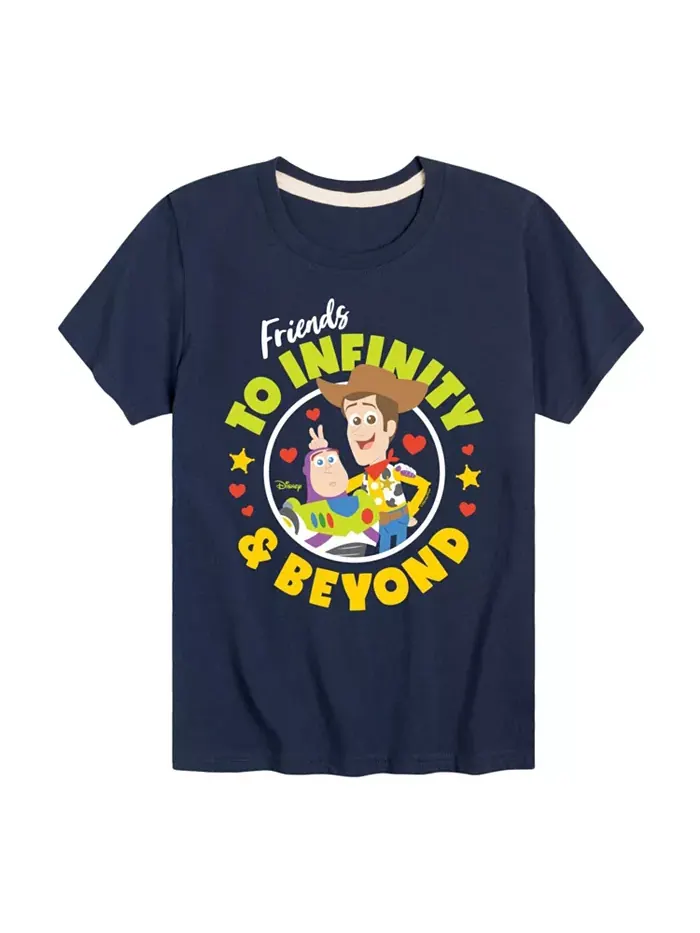 Футболка с принтом "Big Boys Toy Story To Infinity and Beyond" Disney — изображение 1 из 3, синий