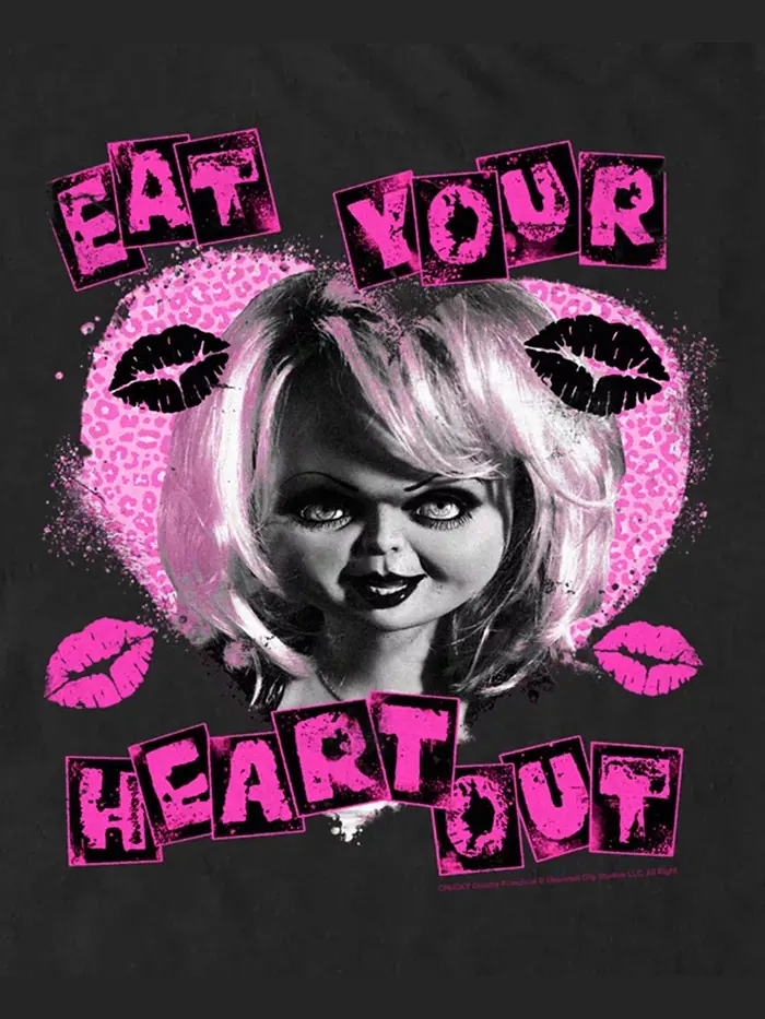 Мужская футболка с коротким рукавом Chucky Eat Your Heart Out Fifth Sun — изображение 3 из 3, черный