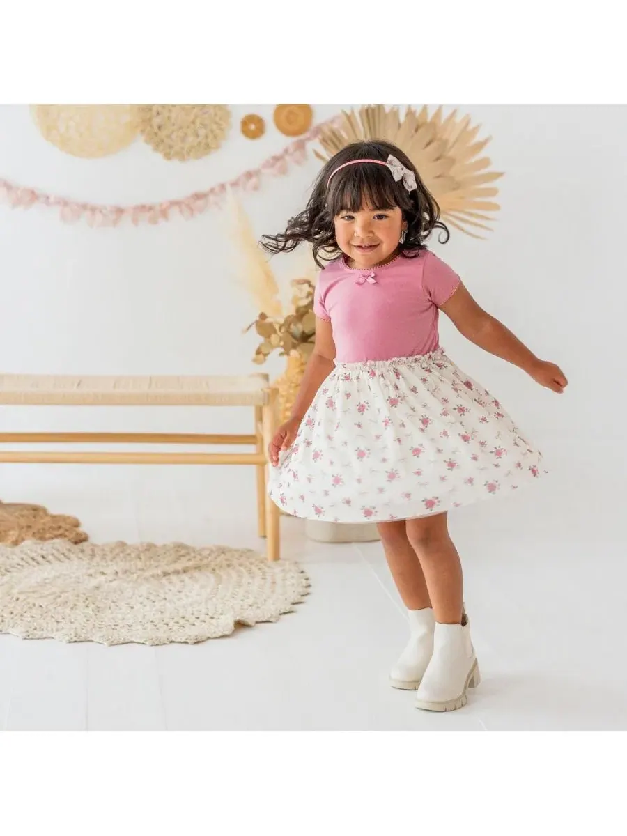 Платье-туту с коротким рукавом Coquette Sweet Wink — изображение 7 из 7, мульти