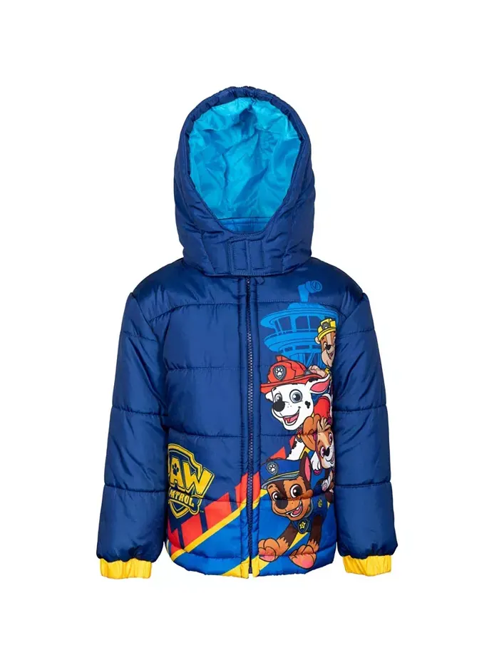 Зимняя куртка-пуховик для мальчиков с молнией Paw Patrol — изображение 1 из 7, синий