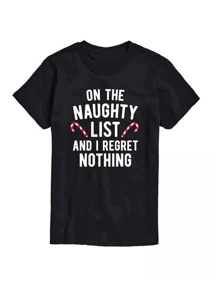 Футболка мужская On the Naughty List с коротким рукавом AIRWAVES — изображение 1 из 2, черный