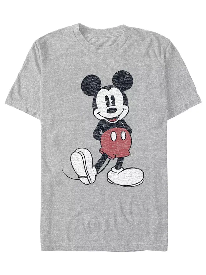Мужская футболка Mickey Mouse Fifth Sun, серая — изображение 1 из 3, приглушенный