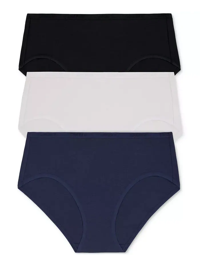 Женские хлопковые трусы-бикини из модала, 3 шт. - DK8465P3 DKNY