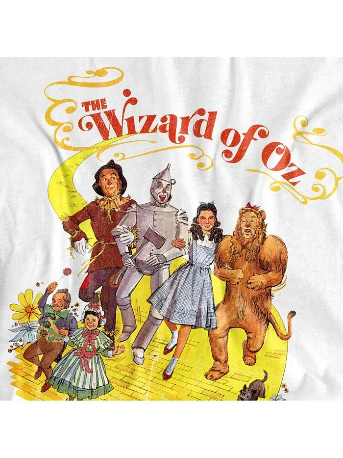 Мужская футболка The Classic Brick Road Wizard Of Oz — изображение 2 из 3, белый