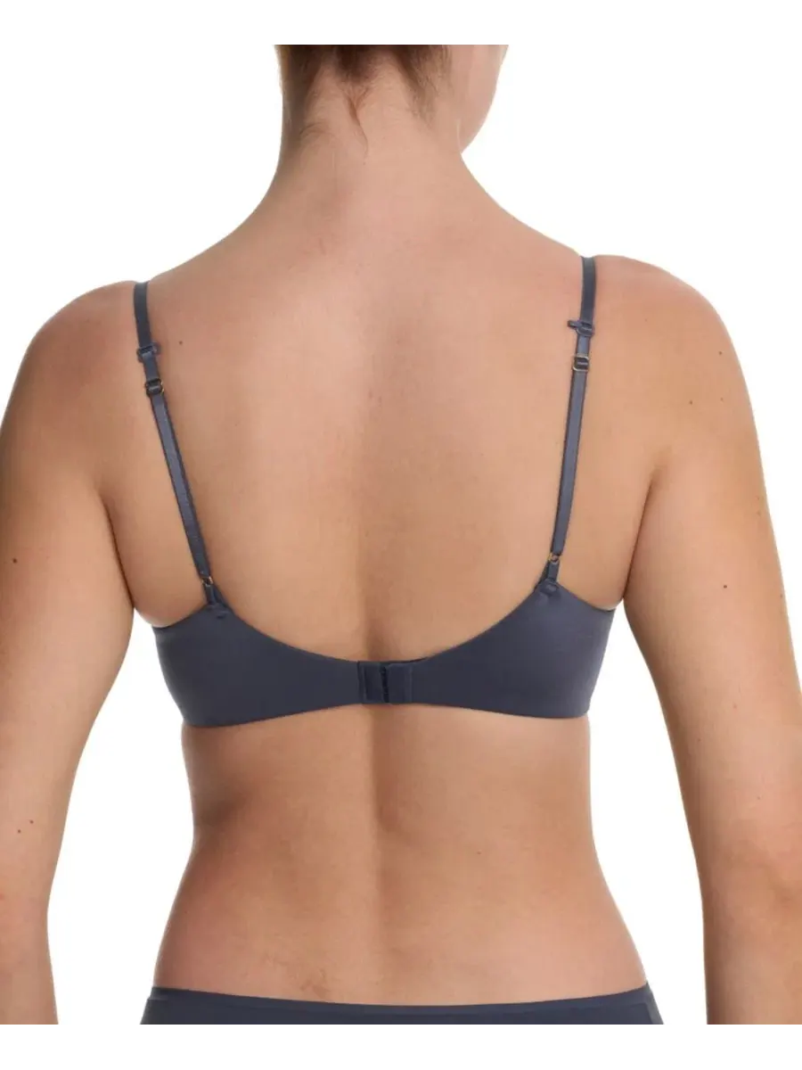 Женский бюстгальтер Soft Focus Comfort Convertible Demi T-Shirt Bra 711353 Natori — изображение 5 из 5, винтажный темно-синий