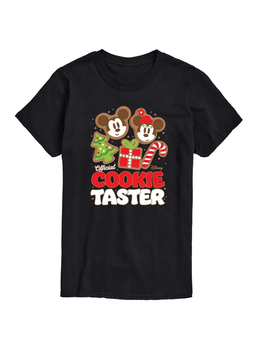 Мужская футболка с коротким рукавом и графическим принтом Disney Cookie Taster AIRWAVES — изображение 1 из 3, черный