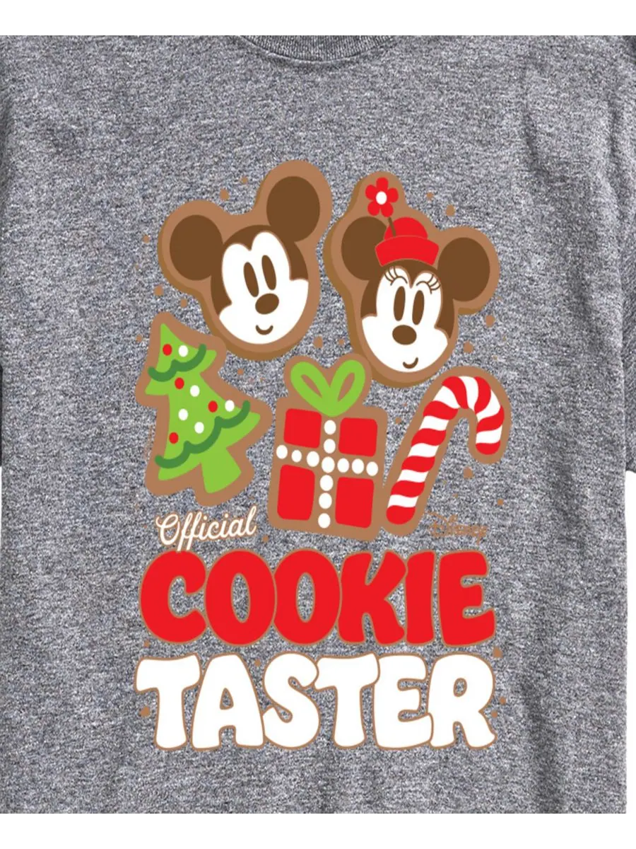 Мужская футболка с коротким рукавом и графическим принтом Disney Cookie Taster AIRWAVES — изображение 3 из 3, серый