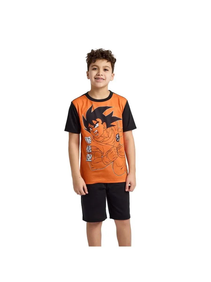 Комплект пижам Goku and Kanji 4-Pack Dragon Ball Z — изображение 3 из 8, серый черный оранжевый