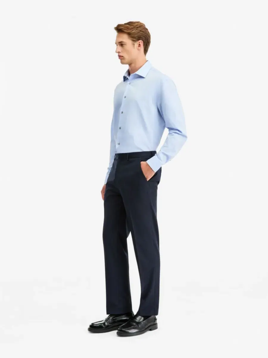 Брюки классические мужские с принтом в клетку Calvin Klein — 2