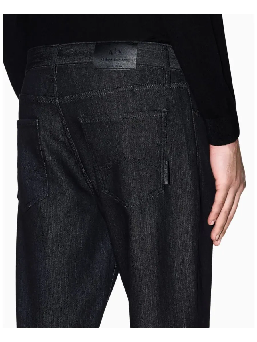 A|X Armani Exchange Мужские джинсы J14 Slim Gold Splatter — изображение 4 из 5