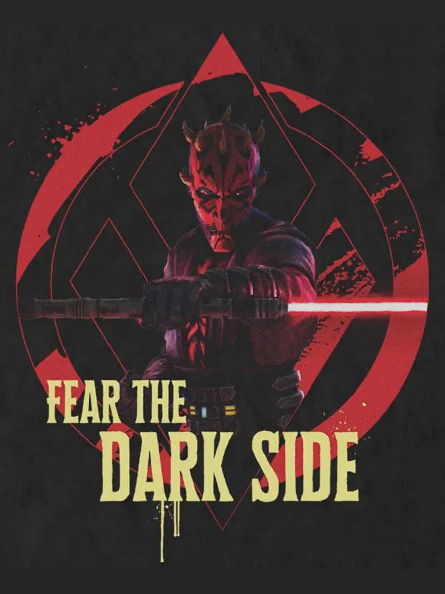 Футболка с длинным рукавом Fear The Dark Side Fifth Sun — изображение 3 из 3, черный