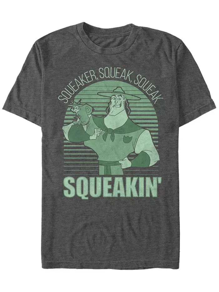 Футболка с коротким рукавом Disney Men's Emperor's New Groove Squirrel Whisperer Fifth Sun — изображение 1 из 1, темно-серый