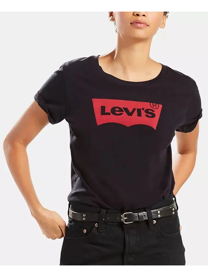 Женская футболка с идеальным графическим логотипом из хлопка Levi's