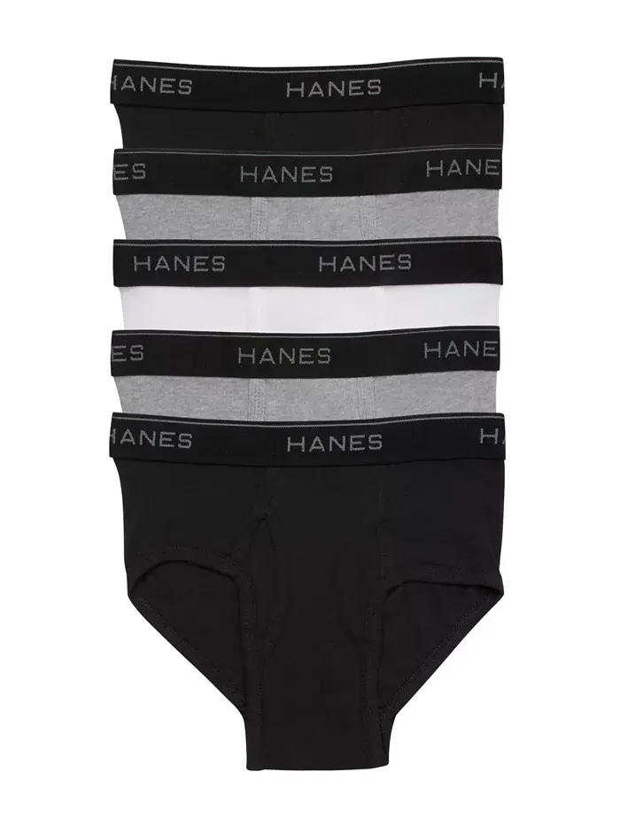 Трусы хлопковые для мальчиков Big Boys Ultimate, 5 штук в упаковке Hanes